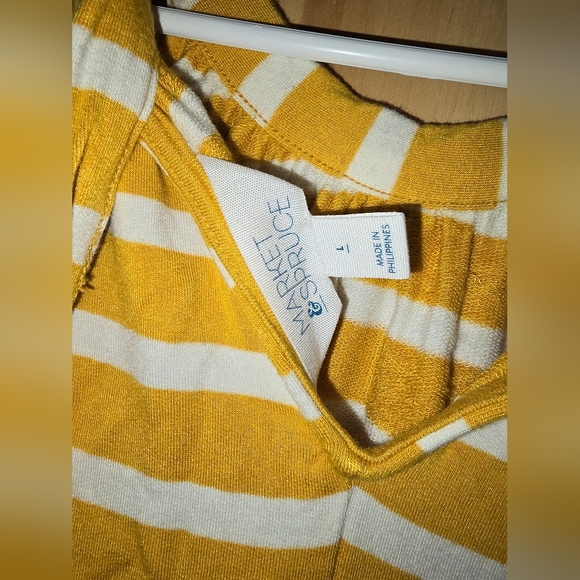 Womens market and Spruce dress size large gold & White - Picture 2 of 3